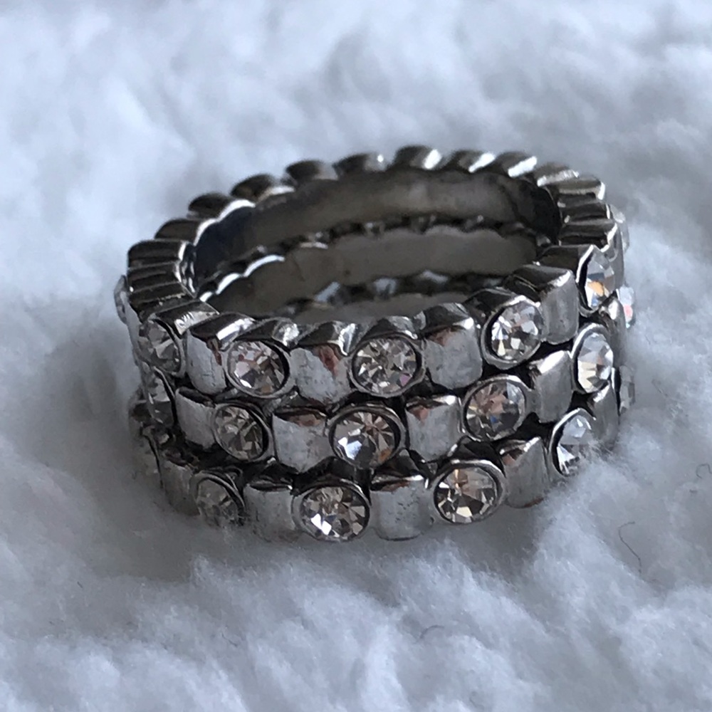 3/$18 3 CZ silver bands
